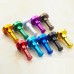 Candy Color Decorative Wall Hooks Aluminum Clothes Hanger Coats Towel Bathroom Bedroom Bata Hook Racks