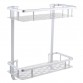 2 Tier Bathroom Shelf Wall Mounted No Drilling Shower Storage Basket Heavy Duty Aluminum Shower Organizer