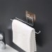 Towel Bar Power Towel Holder Bath Towel Clothes Hanger Nail-free Wall Mount Towel Rack Holder for Bathroom Kitchen Towel Storage Self