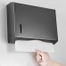 Paper Towel Dispenser Wall Mounted Drilling Paper Towel Holder Dispenser Stainless Steel Bathroom Toilet Tissue Dispenser Kitchen Paper Towel Dispenser with 2 Keys