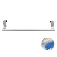 Towel Hanger Over Cabinet Cupboard Doors Towel Bar Bath Towel Clothes Hanger Towel Rack Holder for Bathroom Kitchen Towel Storage Shelf