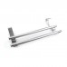 Expandable Double Towel Hanger Over Cabinet Cupboard Doors Stainless Steel Bath Towel Bar Towel Clothes Hanger Towel Rack Holder for Bathroom Kitchen Towel Storage Shelf