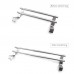 Expandable Double Towel Hanger Over Cabinet Cupboard Doors Stainless Steel Bath Towel Bar Towel Clothes Hanger Towel Rack Holder for Bathroom Kitchen Towel Storage Shelf