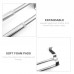 Expandable Double Towel Hanger Over Cabinet Cupboard Doors Stainless Steel Bath Towel Bar Towel Clothes Hanger Towel Rack Holder for Bathroom Kitchen Towel Storage Shelf