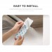 Paper Towel Holder Under The Cabinet Self Adhesive Paper Towel Rack Toilet Paper Roll Without Drilling Fits All Roll Sizes for Kitchen Bathroom