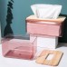 Paper Towel Dispenser Wood Tissue Box Cover Holder Countertops Bathroom Toilet Tissue Box Napkin Storage Box Home Kitchen Facial Tissue Box Cover for Bedroom Car Office