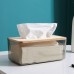 Paper Towel Dispenser Wood Tissue Box Cover Holder Countertops Bathroom Toilet Tissue Box Napkin Storage Box Home Kitchen Facial Tissue Box Cover for Bedroom Car Office