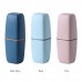 Toothpaste Holder Toothbrush Cup Portable Toothbrush Travel Container Electric Toothbrush Case Flosser Storage Organizer Toothbrush Case Dual Mugs Toothpaste Holder