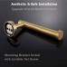 Bathroom Accessories Towel Rack Shelf Hardware Set Modern Stainless Steel Towel Robe Hook Toilet Paper Holder Towel Holder Brushed Golden