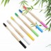 Bamboo Toothbrush Eco-Friendly Bamboo Handles Biodegradable Nylon Bristles For Natural Dental Care