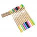 Bamboo Toothbrush Eco-Friendly Bamboo Handles Biodegradable Nylon Bristles For Natural Dental Care