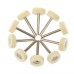 10Pcs/lot Dental Polishing Wheel Wool Polishing Polisher Brushes  for Rotary Tools Jewelry Buffing 2.35mm