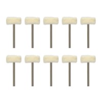 10Pcs/lot Dental Polishing Wheel Wool Polishing Polisher Brushes  for Rotary Tools Jewelry Buffing 2.35mm