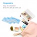 50pcs Teeth Wipes Oral Brush Ups Disposable Dental Deep Cleansing Finger Tooth Wipes Fresh Breath Mint Flavor Teeth Whitening Strips Oral Care