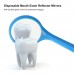 100pcs Disposable Mouth Exam Reflector Mirrors Plastic Anti-fog Lens Dental Tooth Whitening Instrument Oral Hygiene Care Tool