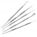 Stainless Steel Wax Carvers Set Double Ended Wax Carver with Storage Case 10pcs Dental Waxing Tool Kit