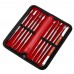 Stainless Steel Wax Carvers Set Double Ended Wax Carver with Storage Case 10pcs Dental Waxing Tool Kit