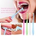 Orthodontic Toothbrush Interdental End-Tuft Tapered Brush Soft Bristle Orthodontic Braces Cleaning Toothbrush Dental Floss Oral Tooth Care