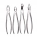 10PCS Dental Extraction Forceps Set Surgical Tooth Extracting For Adults Children Stainless Steel Pliers Zipper Leather Bag Packaging