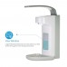 500ml Elbow-press Soap Dispenser Single Bottle Manual Shampoo Box Rest Room Hand Sanitizers Hand Washing Liquid Dispenser Washroom Shampoo Shower Gel Machine Toilet Liquid Soap Dispenser Wall-mounted Soap Dispenser & Holder