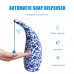 300mL Automatic Soap Dispenser Infrared Hand-free Touchless Soap Dispenser Dish Liquid Lotion Gel Shampoo Chamber Auto Hand Soap Dispenser for Bathroom Kitchen