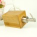 500mL Bathroom Soap Dispenser Lotion Shampoo Dispenser Bottle Holder Kitchen Bamboo Liquid Hand Soap Dispenser Pump