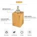 500mL Bathroom Soap Dispenser Lotion Shampoo Dispenser Bottle Holder Kitchen Bamboo Liquid Hand Soap Dispenser Pump