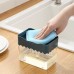 Soap Dispenser & Sponge Set Kitchen Dish Soap Dispenser Counter Top Sink Dispenser Soap Pump Dispenser and Sponge Holder for Kitchen Sink